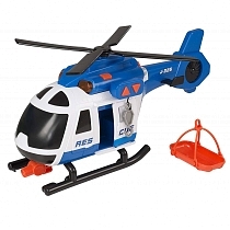 Картинка Roadsterz Спасательный вертолёт со световыми и звуковыми эффектами, бело-синий от магазина gnom.land