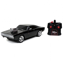 Картинка Jada Toys Машинка на радиоуправлении Форсаж 1:16 Fast & Furious R/C 1970 Dodge Charger (Street), черная от магазина gnom.land