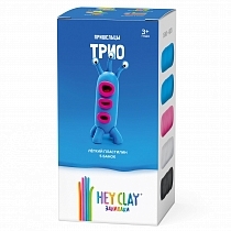 Картинка Залипаки HEY CLAY пластилин "Трио" от магазина gnom.land