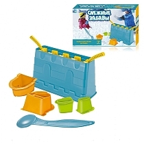 Картинка 1toy Набор для лепки замков из снега Т13993 7 предметов от магазина gnom.land