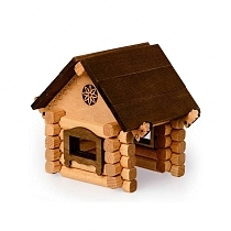 Картинка ТОМИК Деревянный конструктор "Изба", 39 деталей от магазина gnom.land