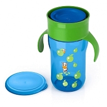 Картинка Avent Поильник "Взрослая чашка" 12мес+, 340 мл, синяя от магазина gnom.land