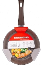 Картинка REDMOND Сковорода литая Brown stone 24 см с ручкой soft-touch, RFP-A2404 от магазина gnom.land