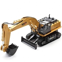 Картинка Hui Na Toys Радиоуправляемый экскаватор, 1/16, 2.4G от магазина gnom.land