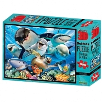 Картинка PRIME 3D "Селфи под водой 10155" - 3D пазл от магазина gnom.land