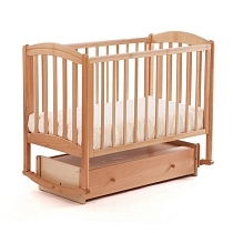 Картинка Лель Кровать маятниковая поперечная "Василёк" БИ 09.2, натуральный бук от магазина gnom.land