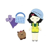 Картинка Фетров Игровой набор "Одень куклу. На прогулку" от магазина gnom.land