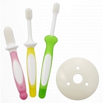 Картинка Pigeon Набор зубных щеток 3 уровня, 3 шт. от магазина gnom.land