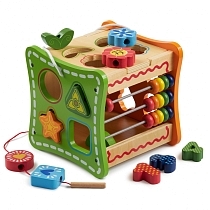 Картинка ANDREU Toys Обучающий куб 5 в 1 от магазина gnom.land