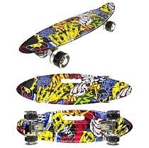 Картинка Navigator Скейтборд, колеса со светом, разноцветный от магазина gnom.land