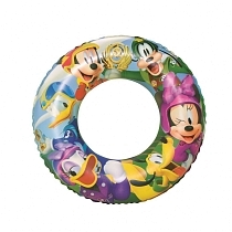 Картинка Bestway Надувной круг для плавания Disney Mickey, 3-6 лет, 56 см. от магазина gnom.land