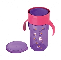 Картинка Avent Поильник "Взрослая чашка" 12мес+, 340 мл, фиолетовый от магазина gnom.land