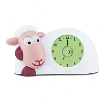 Картинка ZAZU Часы-будильник для тренировки сна "Ягнёнок Сэм", розовый от магазина gnom.land