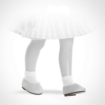 Картинка Paola Reina Туфли белые, для кукол 32 см от магазина gnom.land