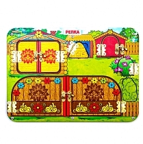 Картинка WoodlandToys Бизиборд - сказка "Репка" от магазина gnom.land