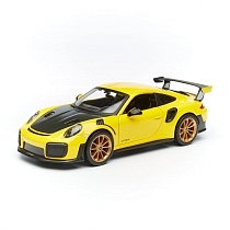 Картинка Maisto Машинка металлическая 1:24 PORSCHE 911 GT2 RS, желтый, 31523 от магазина gnom.land