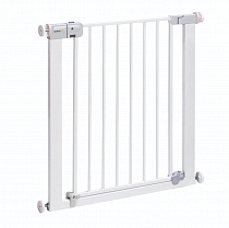Картинка Защитный металлический барьер-калитка Safety 1st Auto Close, 73-80 см, белый от магазина gnom.land