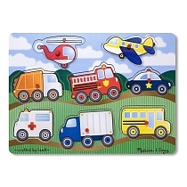 Картинка Melissa&Doug Мои первые пазлы "Транспорт" от магазина gnom.land