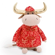 Картинка Orange Мягкая игрушка Бык Мистер Дзен, 30 см от магазина gnom.land