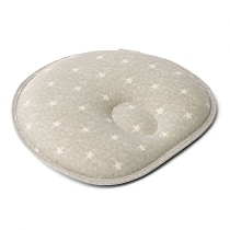 Картинка Nuovita Подушка для новорожденного NEONUTTI Sonno Dipinto 27x25x3 см, 03 серый от магазина gnom.land