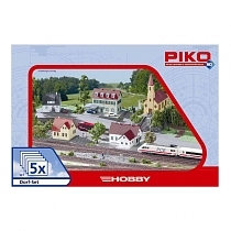 Картинка PIKO Элемент железной дороги Набор строений 5 в 1 "Город" от магазина gnom.land