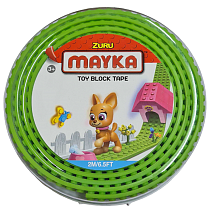 Картинка Zuru Гибкая лента-скотч для кубиков "Mayka" 2м/3см, светло-зеленая магазин gnom.land Картинка Zuru Гибкая лента-скотч для кубиков "Mayka" 2м/3см, светло-зеленая от магазина gnom.land