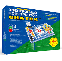 Картинка ЗНАТОК Электронный конструктор "999 схем+школа", 999-Znat+Sh от магазина gnom.land