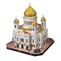 Картинка Rezark 3D Пазл "Храм Христа Спасителя", 127 элементов от магазина gnom.land