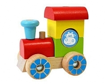 Картинка Aalatoys Каталка ККП02 Конструктор Паровозик от магазина gnom.land