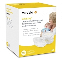 Картинка Medela Прокладки одноразовые грудные, 60 шт. от магазина gnom.land