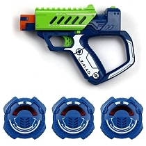 Картинка Lazer Mad Тренировочный набор с зеленым бластером от магазина gnom.land