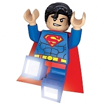 Картинка Lego Фонарик-ночник "Superman", на подставке от магазина gnom.land