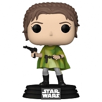 Картинка Funko POP Фигурка Bobble Star Wars Ep 6 RotJ 40th "Princess Leia", Лея Органа-Соло 607 по мотивам франшизы "Star Wars", 9.5 см от магазина gnom.land