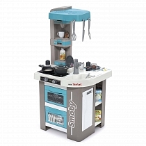 Картинка Smoby Кухня электронная Tefal Studio, пузырьки, 28 аксессуаров от магазина gnom.land