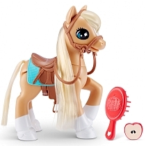 Картинка Zuru Игровой набор Pets Alive My Magical Unicorn Единорог с аксессуарами, со светом и звуком, бежевый от магазина gnom.land