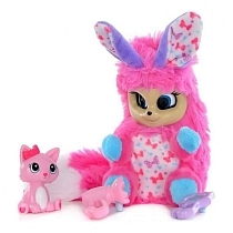 Картинка Мягкая игрушка "Пушастики" Bush Baby World Иви с питомцем, 17 см от магазина gnom.land