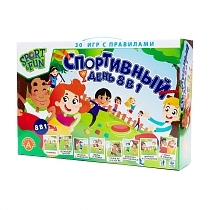 Картинка Alexander Настольная игра "Спортивный день 8 в 1" от магазина gnom.land