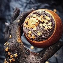 Картинка Leosilverhome Шиммер бомбочка для ванны «Лунный свет», 220 г от магазина gnom.land