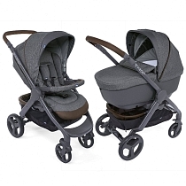 Картинка Коляска 2 в 1 Chicco Stylego Up Crossover, Cool Grey от магазина gnom.land