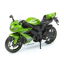 Картинка Maisto Мотоцикл 1:12 Kawasaki Ninja ZX-10R, зеленый от магазина gnom.land