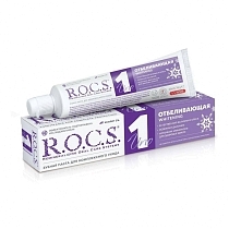 Картинка R.O.C.S Зубная паста "UNO Whitening Отбеливание", 74 г от магазина gnom.land