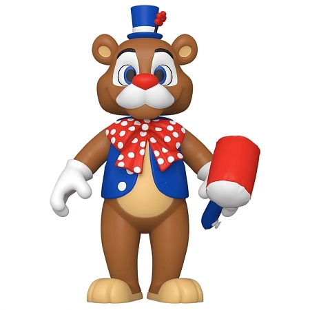 Картинка Funko POP Фигурка Action Figure FNAF Balloon Circus "Circus Freddy", Фредди Фазбер 67624 по мотивам компьютерной игры "FNAF", 11 см от магазина gnom.land