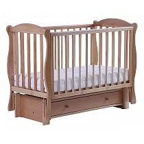 Картинка Кубаночка кровать маятниковая продольная БИ 42.3 "Кубаночка-6", натуральный бук от магазина gnom.land