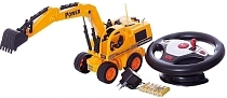 Картинка FUN TOY "Экскаватор с рулём | 44427" - машина на радиоуправлении от магазина gnom.land