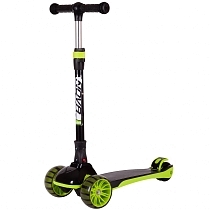 Картинка Novatrack Самокат-кикборд RainBow Basic Black, лимонный от магазина gnom.land