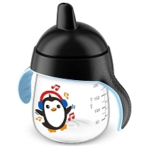 Картинка Avent Чашка-поильник 12 мес+, 260 мл, черная от магазина gnom.land