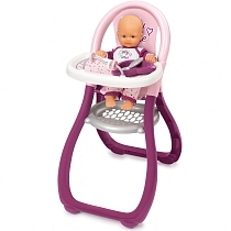 Картинка Smoby Baby Nurse Стульчик для кормления пупса от магазина gnom.land
