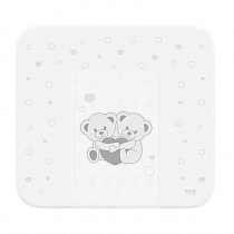 Картинка Nuovita Матрасик для пеленания мягкий PARTE, 820х720 мм, белый от магазина gnom.land