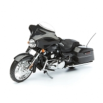 Картинка Maisto "Мотоцикл чёрный - Harley Davidson Street Glide 2015г 1:12" от магазина gnom.land