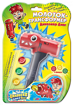 Картинка Игрушка GRABBERZ 04905 Молоток-трансформер, Динозавр Динг от магазина gnom.land